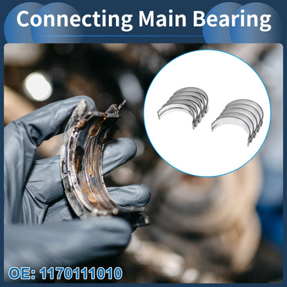 Main Bearing Set for Toyota Tercel (1987-1990) - 10 Pcs