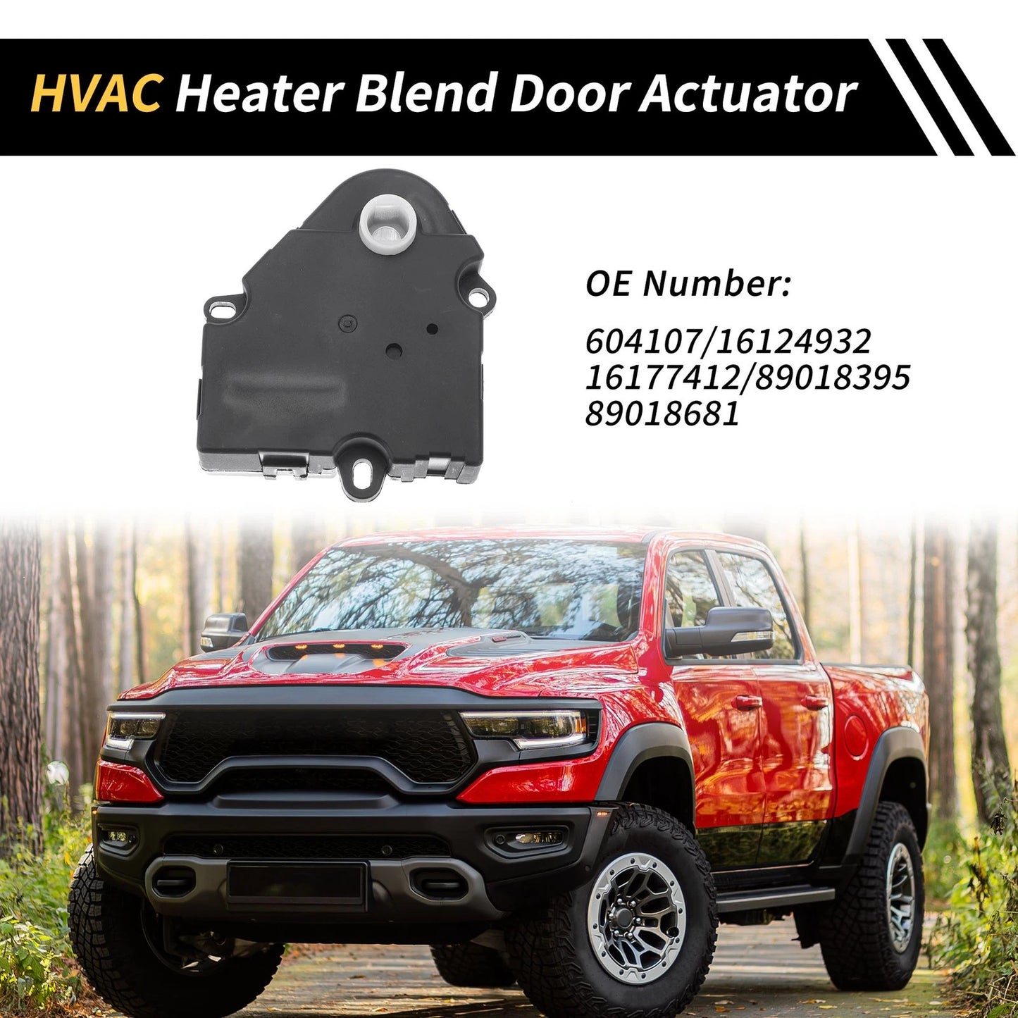HVAC Air Door Actuator Heater Blend for Buick Century (1997–2005)