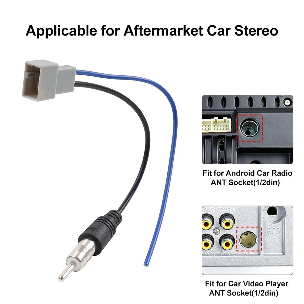 Car Radio Stereo Antenna Adapter for Honda Accord, Acura MDX, Mazda CX-3