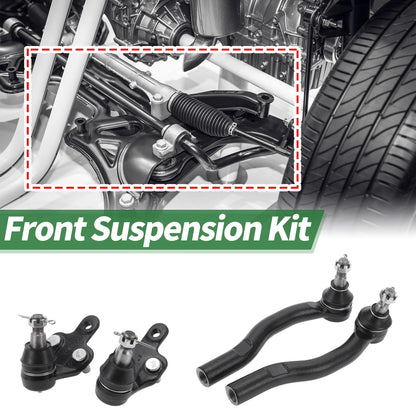 4 x Front Suspension Kit Outer Tie Rod Ends Lower Ball Joints for Toyota Solara