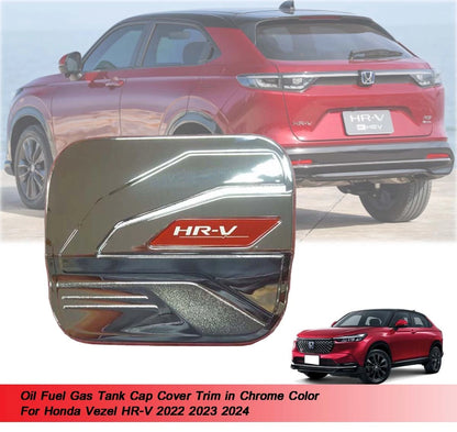 Chrome Gas Tank Cap Cover for Honda Vezel HR-V (2022-2024)