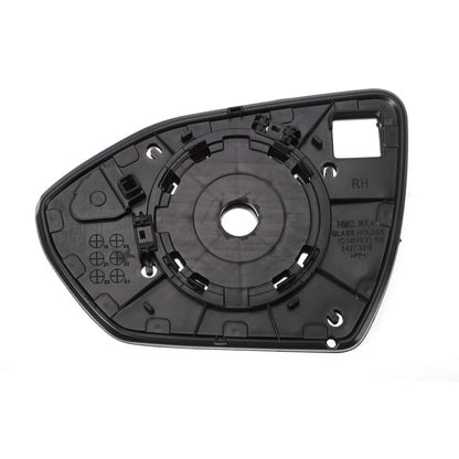 Right Side White Glass Mirror with Back Non-Heated for Hyundai Tucson (2022-2024)