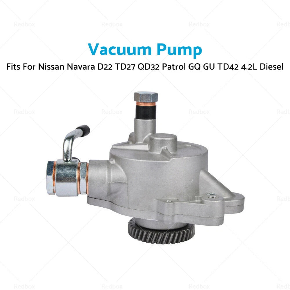 Vacuum Pump for Nissan Navara D22, Patrol GQ GU TD42 4.2L Diesel (2001-2015)