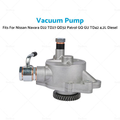 Vacuum Pump for Nissan Navara D22, Patrol GQ GU TD42 4.2L Diesel (2001-2015)