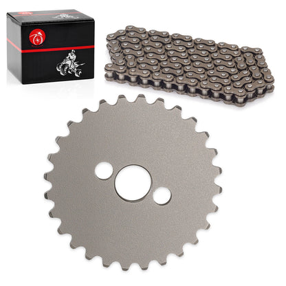 Camshaft Sprocket 28T & Timing CHAIN For Honda XR80 XR80R XL80S (1979–1999)