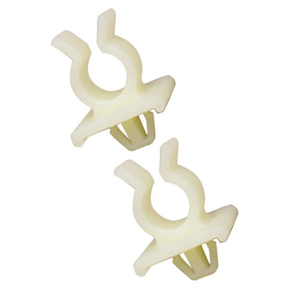 Beige Clip-On Hood Support Prop Rod Clips for Nissan SY