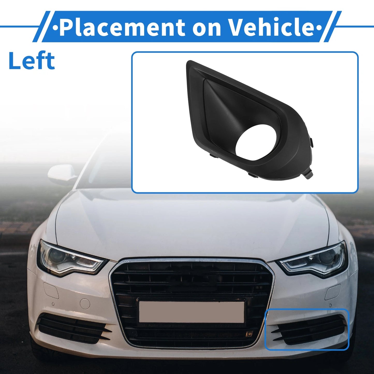 Front Left Fog Light Grill for Subaru Forester (2014-2016)