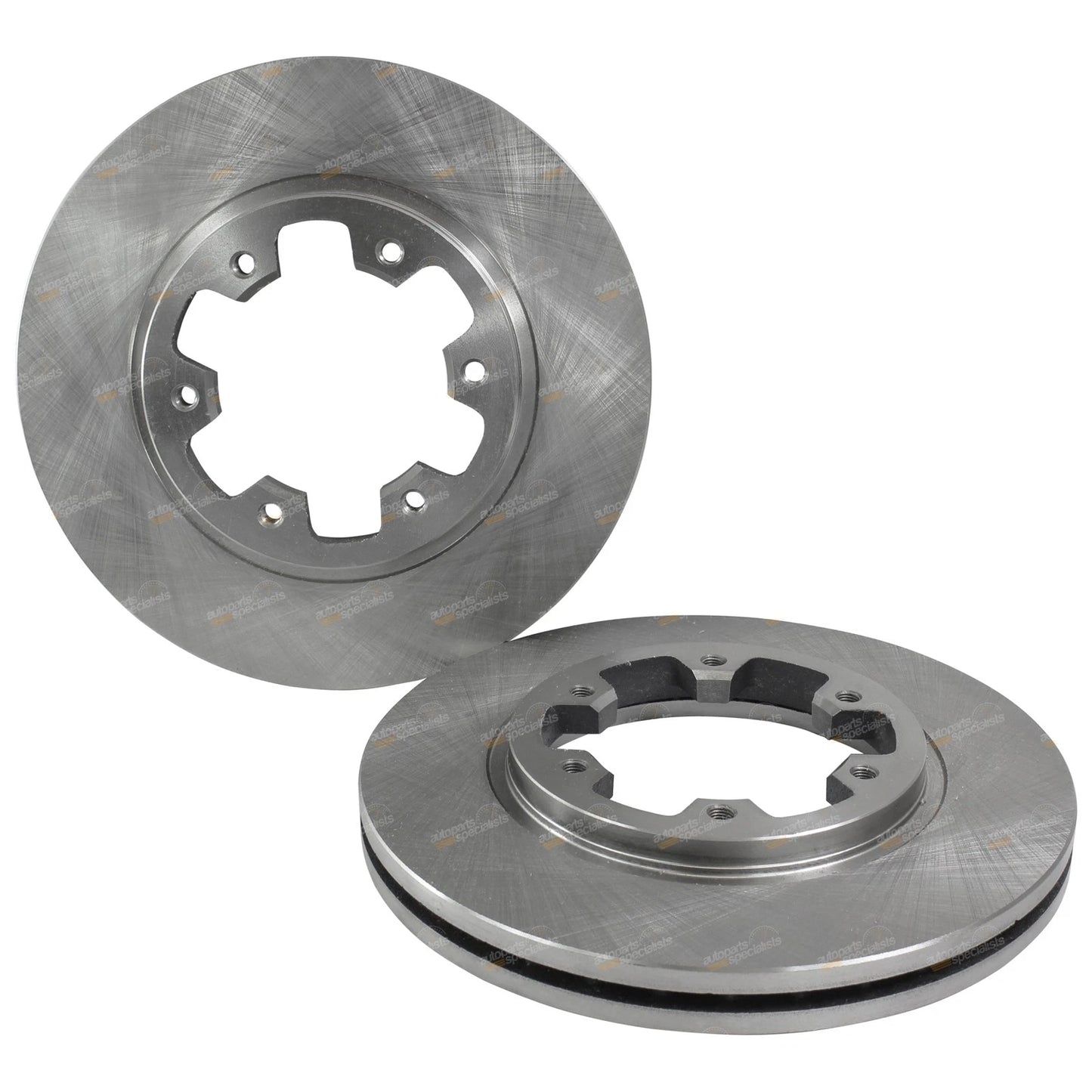 2x Front Disc Brake Rotors Navara D22 4x4 (1997 - 2001)
