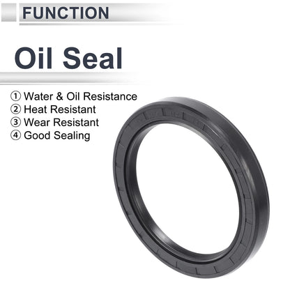 Oil Seal 85x110x13mm NBR Black 5 Pcs