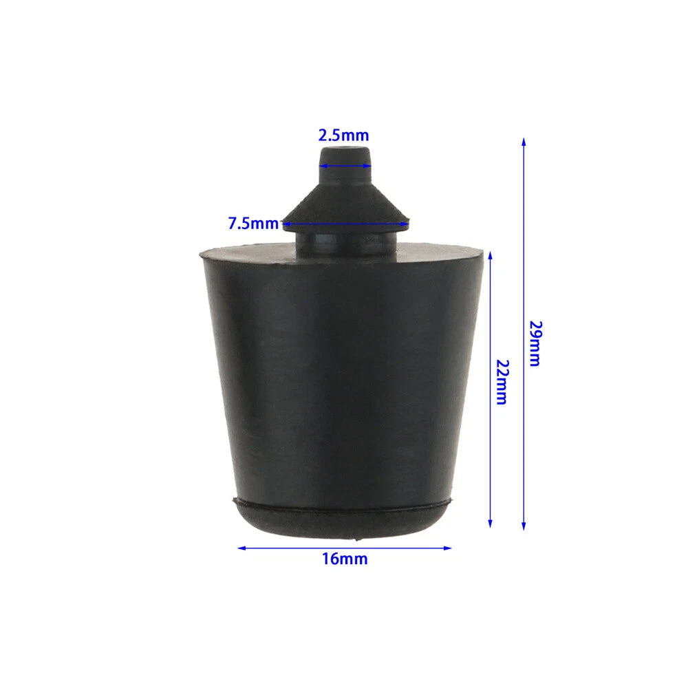 4 x Car Door Buffer Block Rubber Damper Black for Ford Escape, Ecosport (2013-2017)