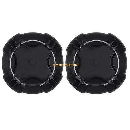 2 x Matte Black Rim Caps for Polaris Ranger 570 Crew SP (2022–2025)