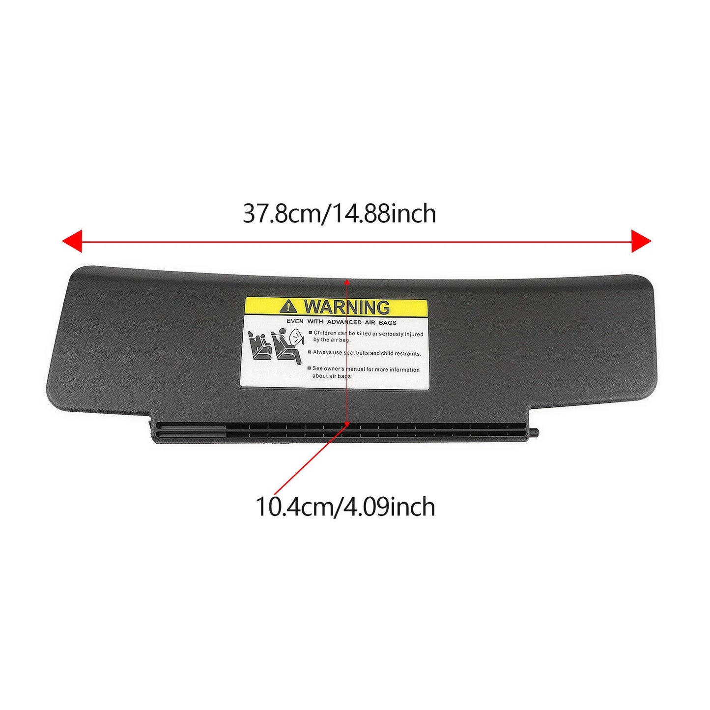 Sun Visor for 2006-2015 Mazda MX-5 Miata Black (2006-2015)