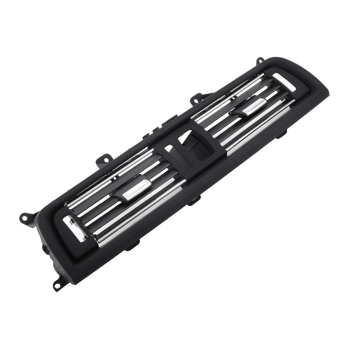Center Dash A/C Outlet for BMW 550i (2010-2015) Black Silver Tone