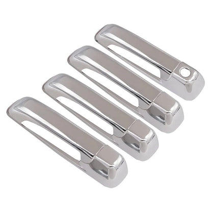 4 Pcs Chrome Door Handle Covers for Dodge Ram 1500 2500 3500 4500 (2009-2018)