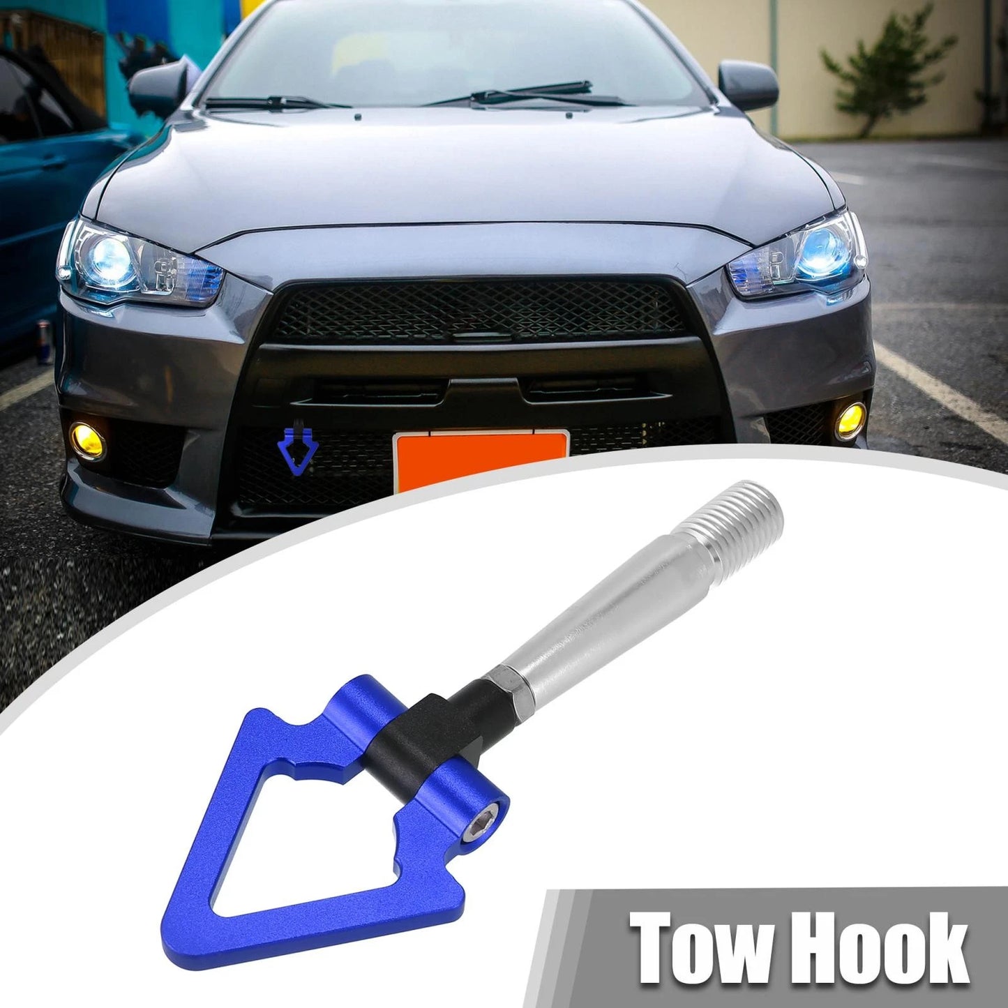 Tow Hook Screw On Triangle Ring for Mitsubishi Lancer EVO X (2008-2015)