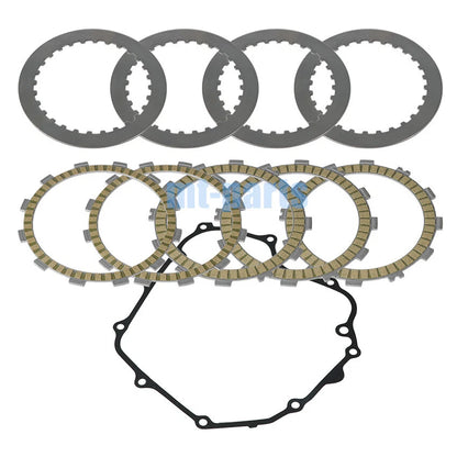 Clutch Friction Steel Plates Gasket for Kawasaki ER250 Z250 ER300 Z300 (15-17)