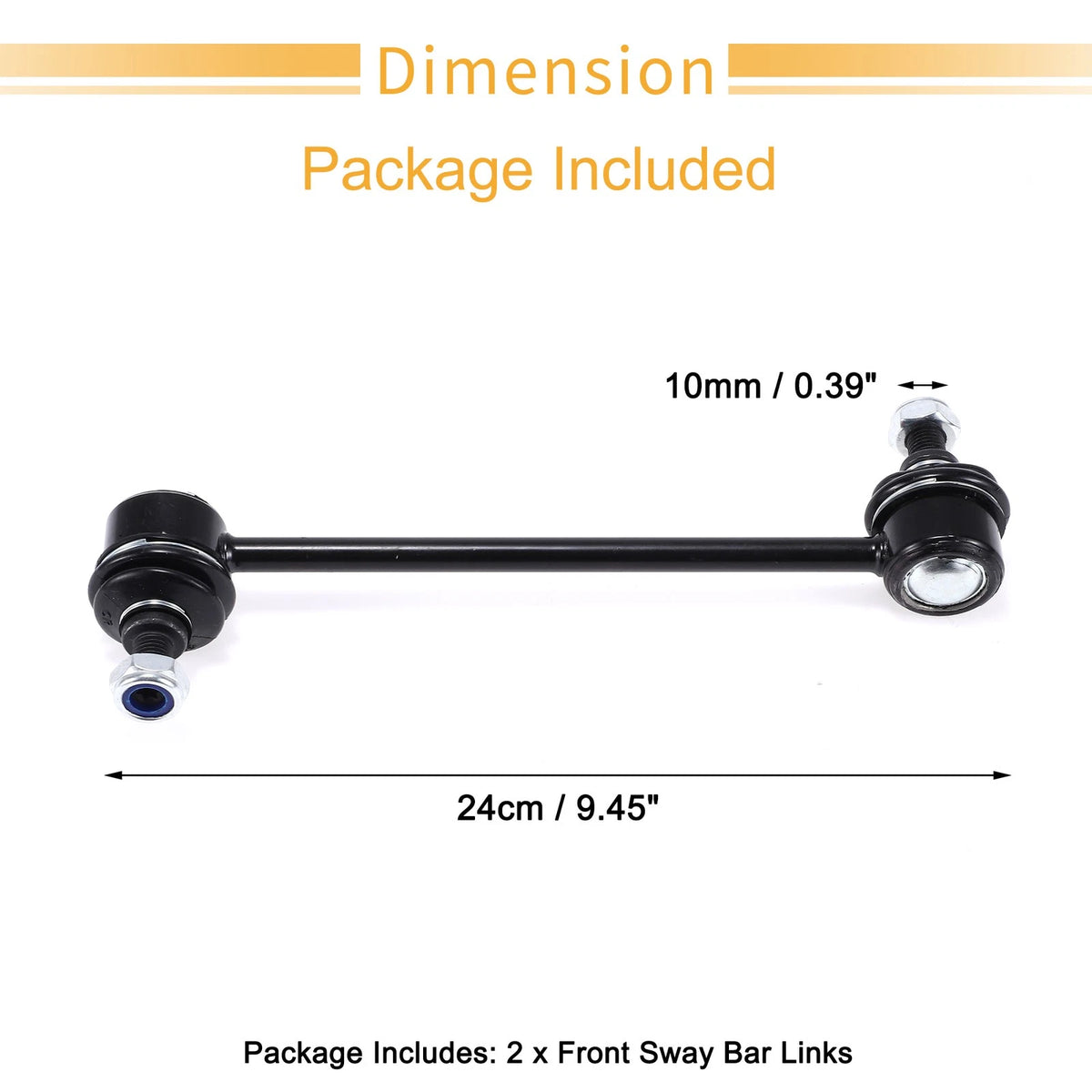 Rear Stabilizer Sway Bar Link Set with Bushing for Toyota Camry (2002-2011)