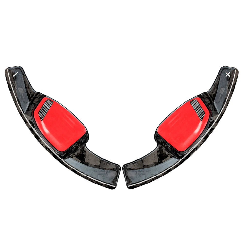 Forged Carbon Fiber Paddle Shifter Extensions for Audi RS5 (2021)