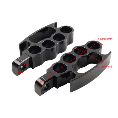 Male Mount Foot Pegs for Harley Touring Sportster Softail Dyna (2000-2023)