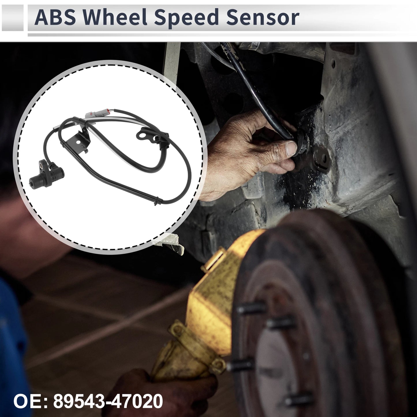 ABS Wheel Speed Sensor for Toyota Prius (2004-2009) 1 Pc Front Left