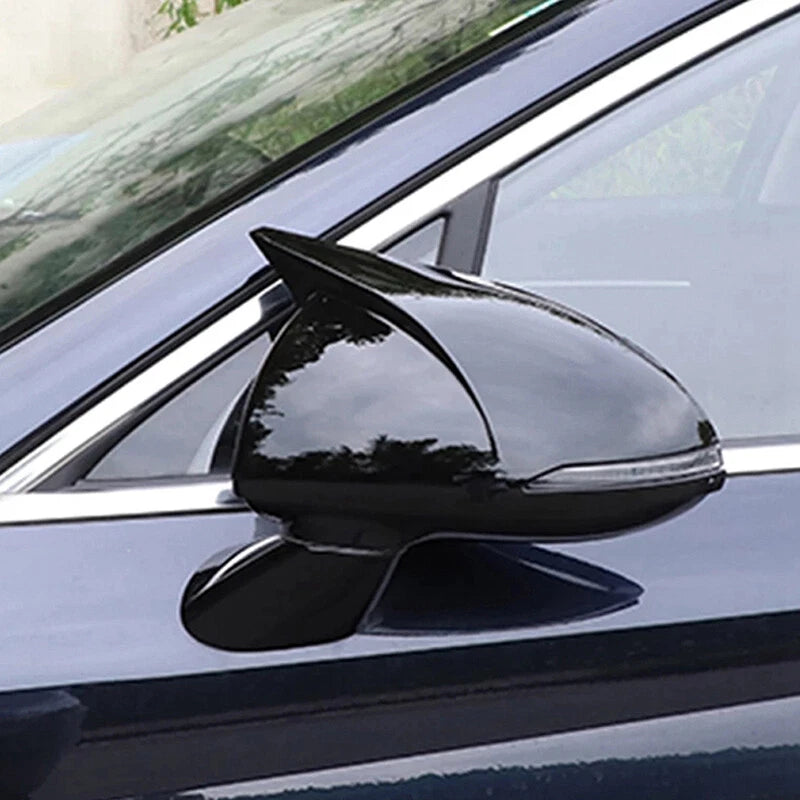 Gloss Black Side Mirror Cover Trim for Hyundai Elantra (2017-2020)