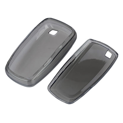 Black TPU Key Fob Case Cover for Ford F150 Bronco Explorer Kuga Edge (2021-2023)