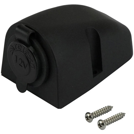 12V-24V Surface Mount Cigarette Socket Power Outlet for Boat/Caravan/RV