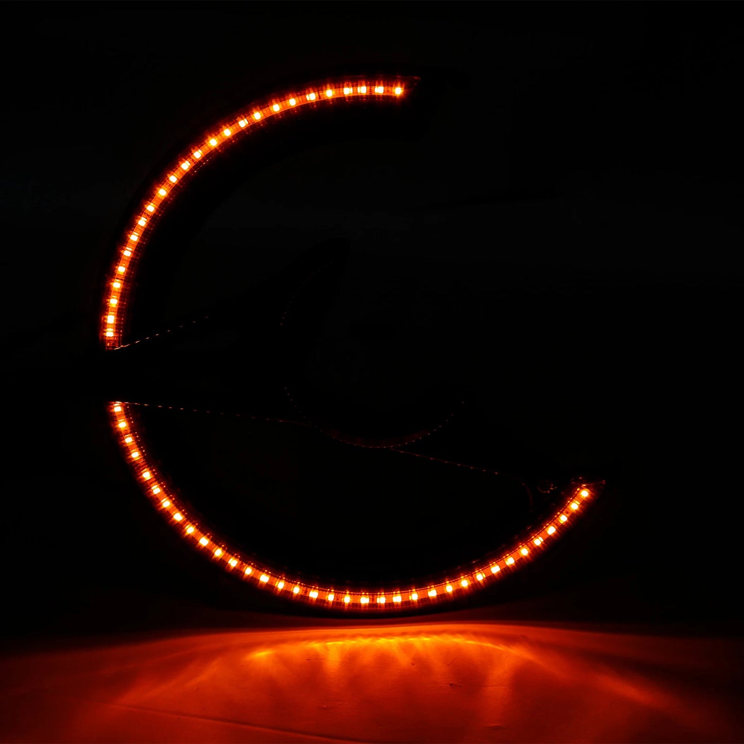 Brake Rotor Covers LED Light Red Lens for Honda GL1800 (2018-2025)