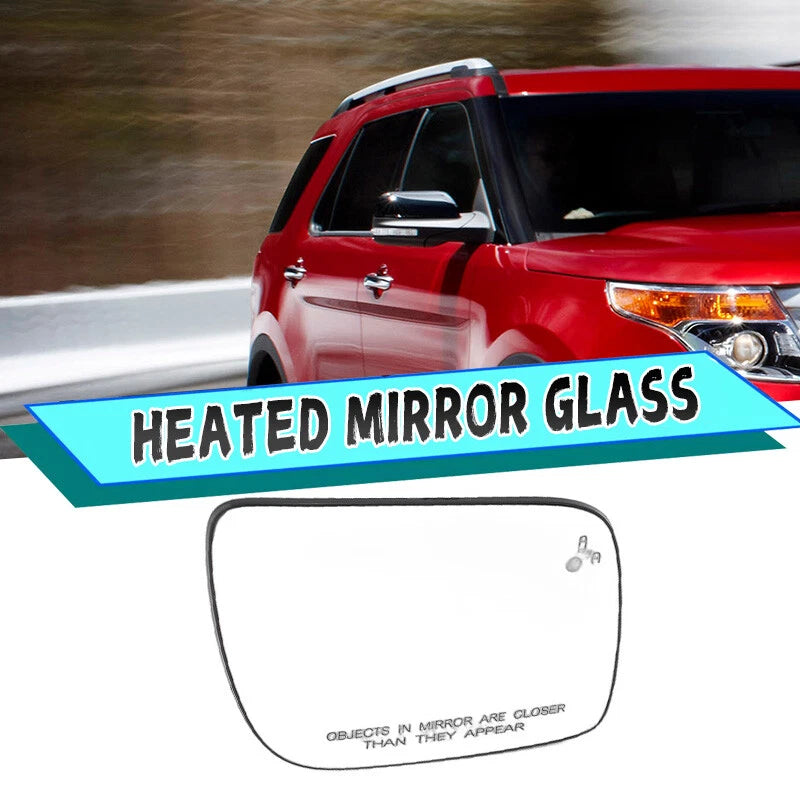 Heated Blind Spot Right Side Rearview Mirror Glass for Ford Explorer (2011-2019)