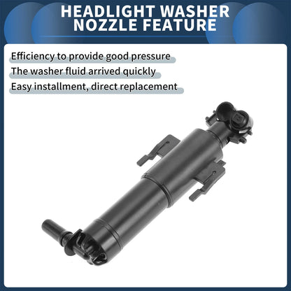 Front Passenger Side Headlight Washer Nozzle for BMW 740i (2014-2018)