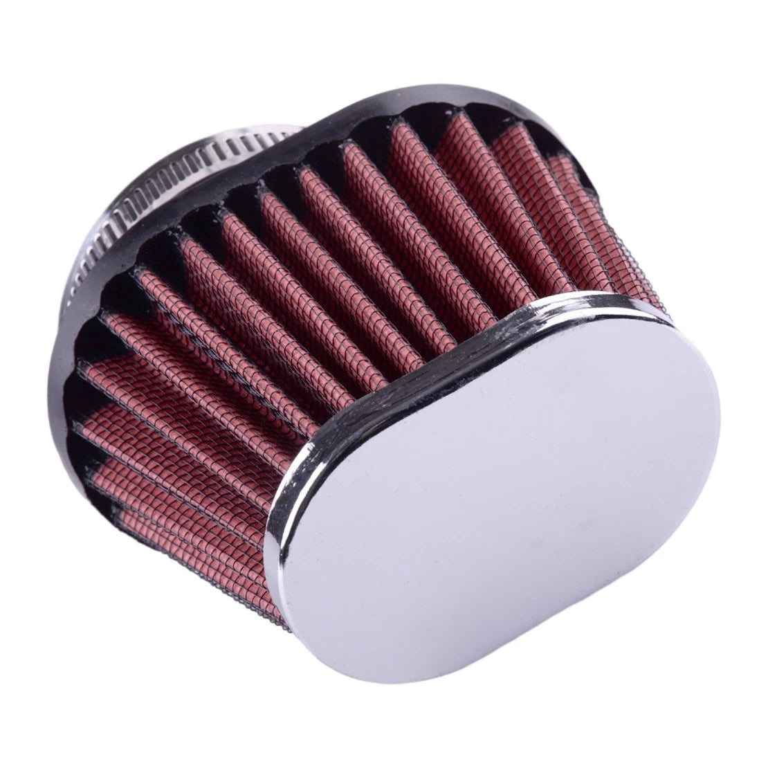 55mm Red Pod Air Filter for Car Motorcycle Universal Inlet Cleaner