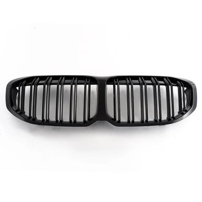 Front Bumper Hood Kidney Grille for BMW F40 1 Series (2019-2023) Glossy Black