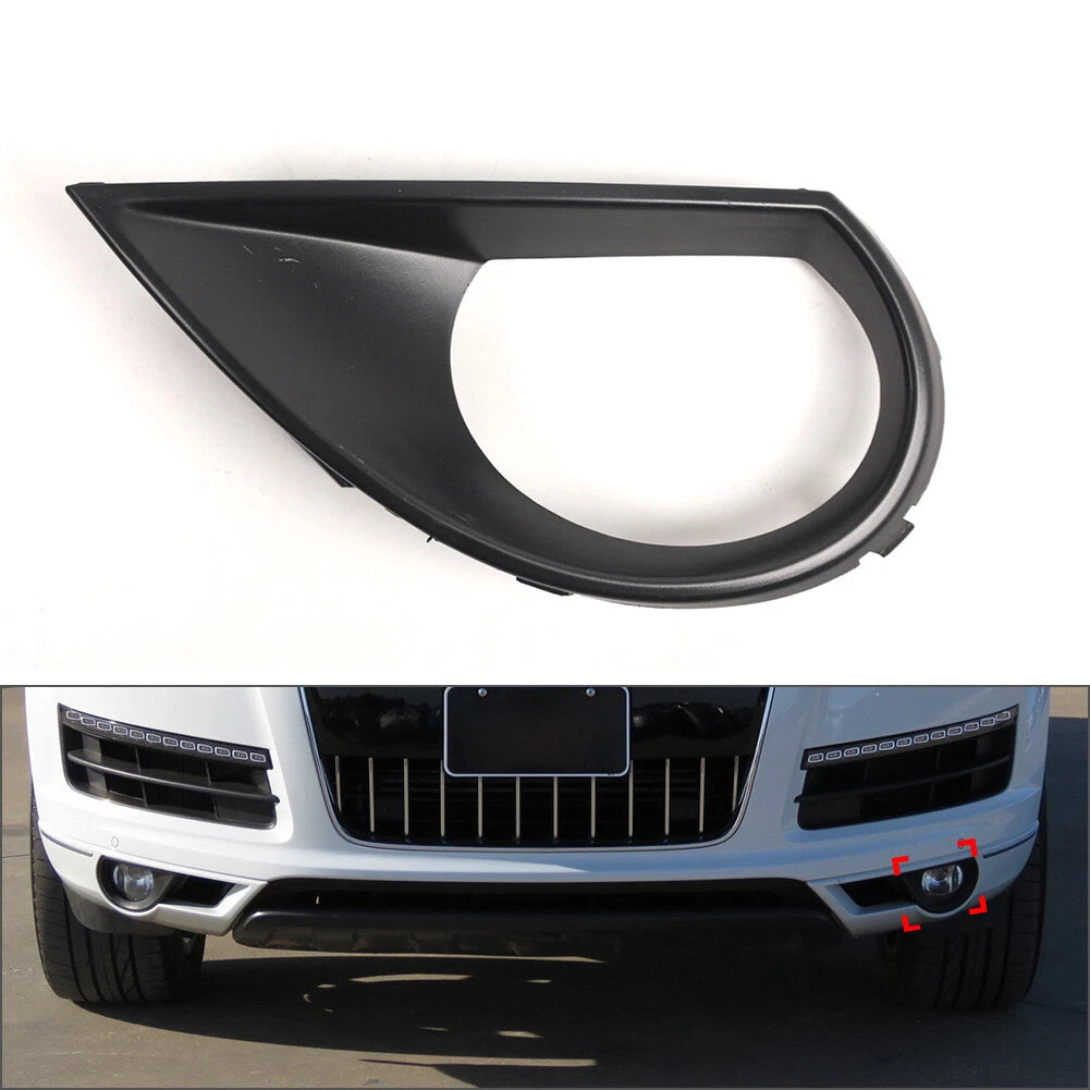 Left Side Front Lower Bumper Fog Light Cover for Audi Q7 (2010-2015)