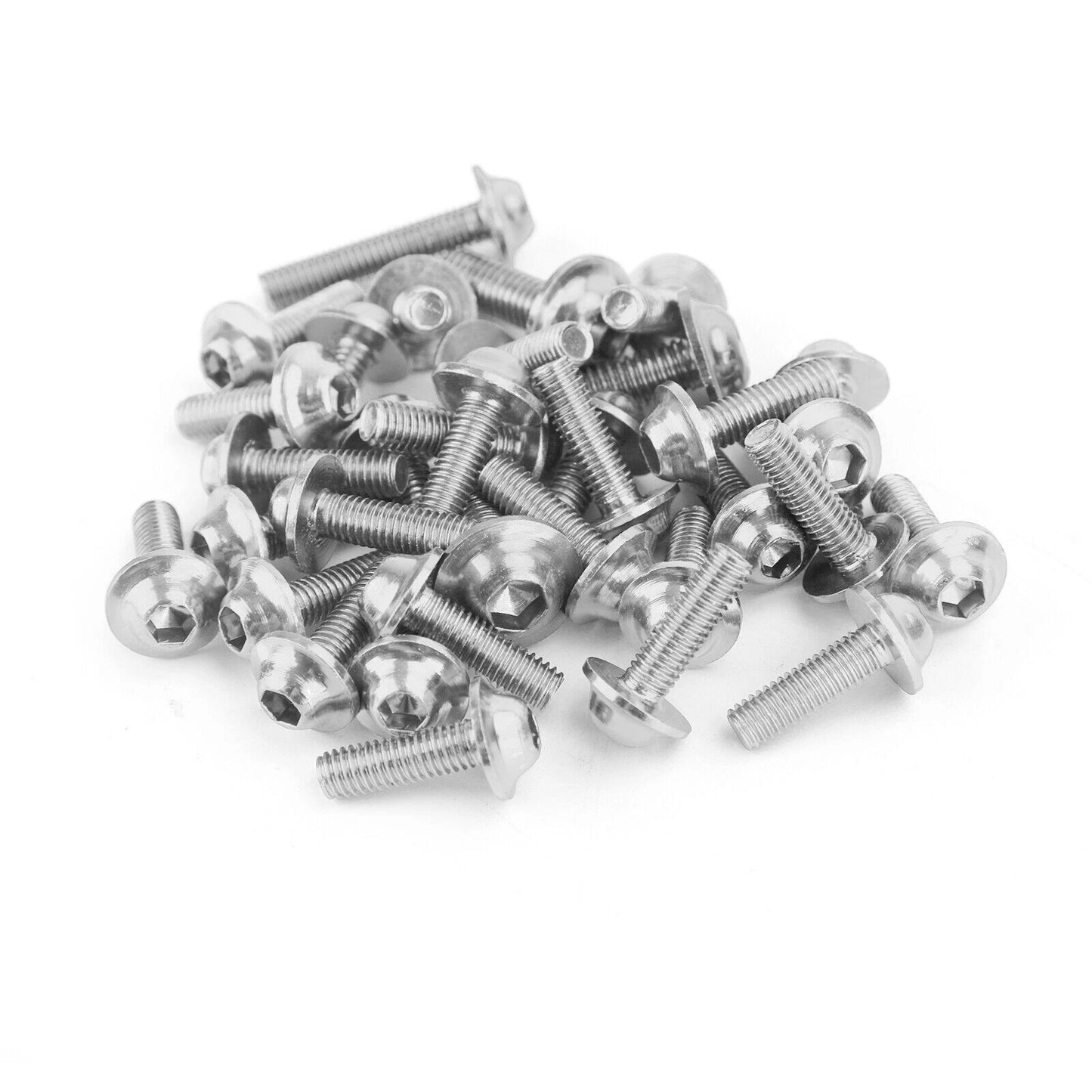 158 Piece Silver Aluminium Fairing Screw Trim Bolts Set for F2