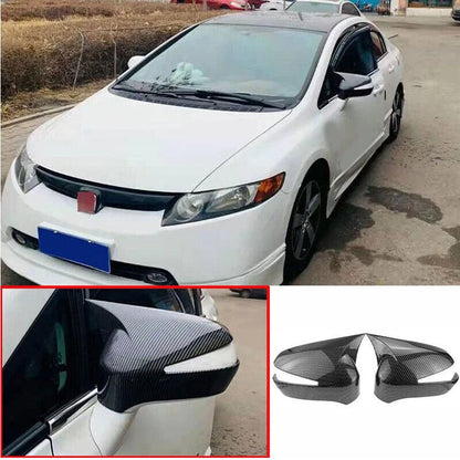 Carbon Fiber Side Rearview Mirror Covers for Honda Civic (2006-2011)
