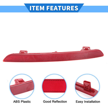 Rear Right Bumper Reflector for Honda Civic (2022-2023) Red
