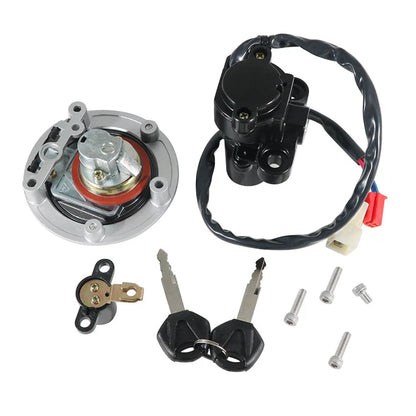 Ignition Key Switch & Fuel Tank Cap Set for Yamaha VSTAR XVS1300 (2007-2015)