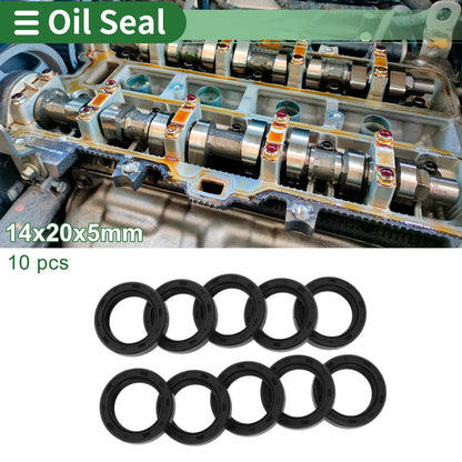 Oil Seal / 14x20x5mm / Rotary Shaft Seal NBR Rubber for MakeModel