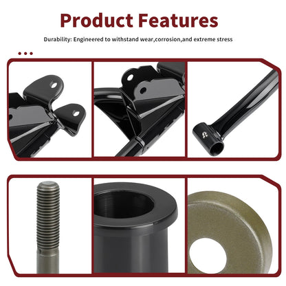 Front Control A-Arm W/ Bushing Bolt Kit for Polaris RZR 170 (2009-2021)