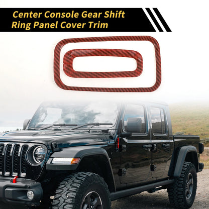 Center Console Gear Shift Ring Panel Cover Trim for Jeep Wrangler JK (2007-2018)