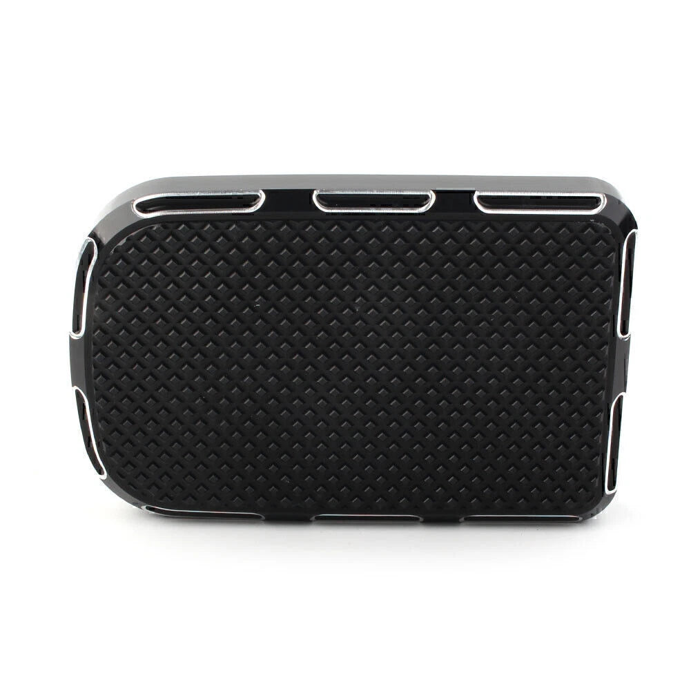 Black CNC Brake Pedal Pad Cover for Harley Touring Electra Street Tri Glide (2009-2023)