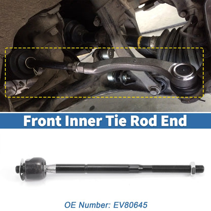 2 x Front Inner Tie Rod End Links for Dodge Grand Caravan (2005-2007)