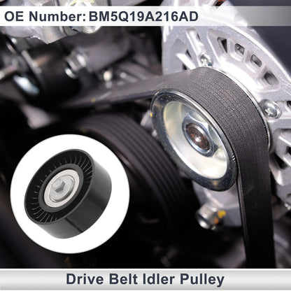 Drive Belt Idler Pulley for Volvo S60 (2010-2015) 1 x Black