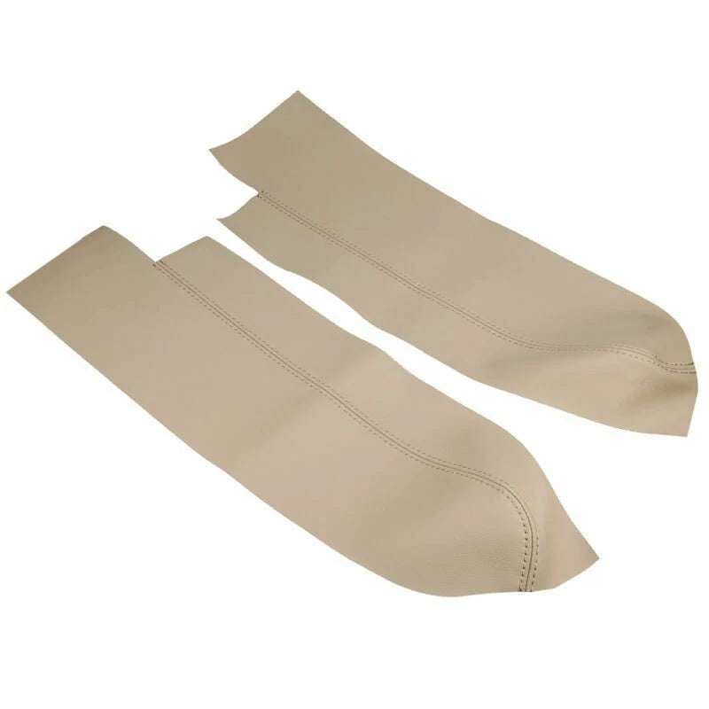 Door Armrest Cover Front Panels Beige 1 pair for Car