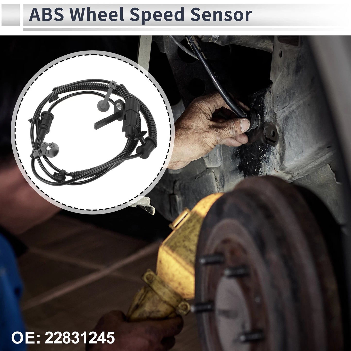 ABS Wheel Speed Sensor for Chevrolet Malibu Rear Left (2013-2015)