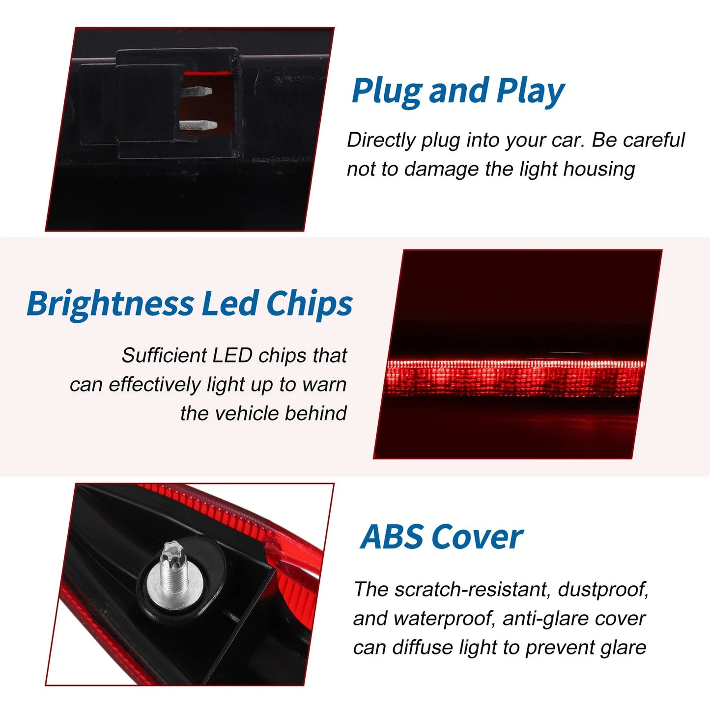 Red LED Third Brake Light for Subaru Outback (2010-2014)
