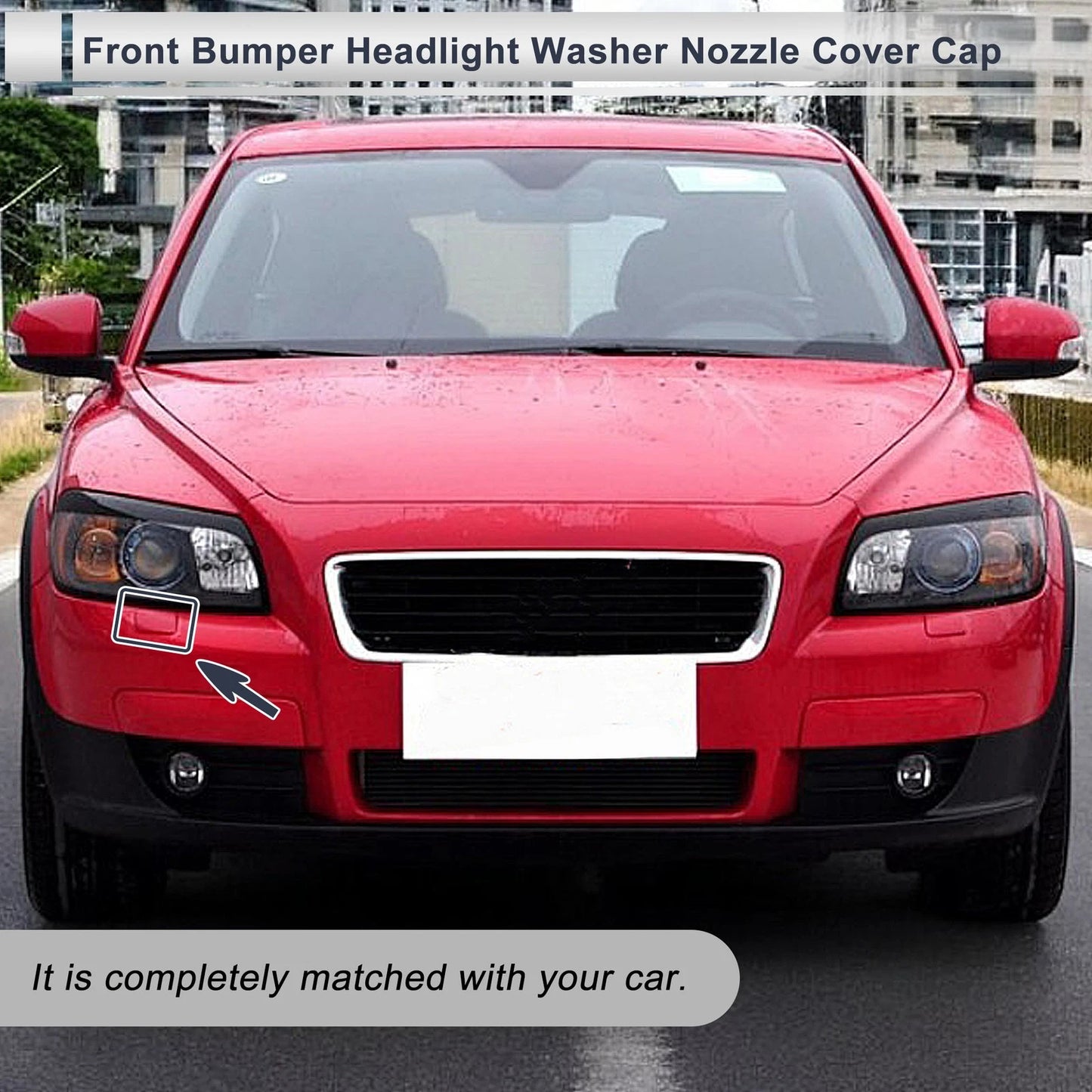Bumper Headlight Washer Nozzle Cover for Volvo (2001-2007)