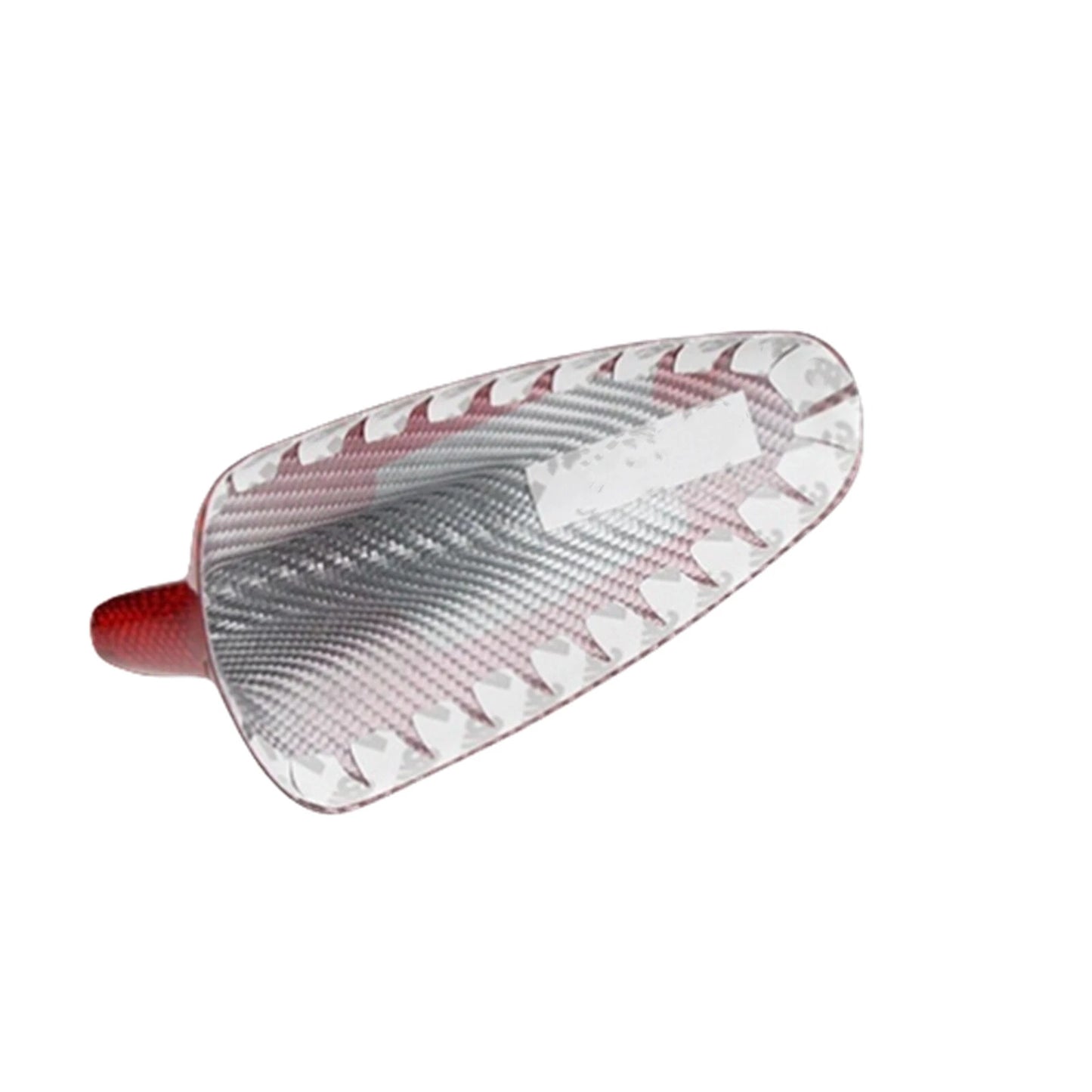 Red Carbon Fiber Roof Shark Fin Antenna Cover for VW Golf MK8 GTI (2022-2024)