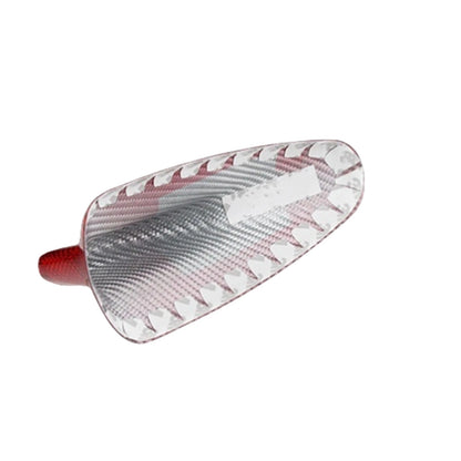 Red Carbon Fiber Roof Shark Fin Antenna Cover for VW Golf MK8 GTI (2022-2024)