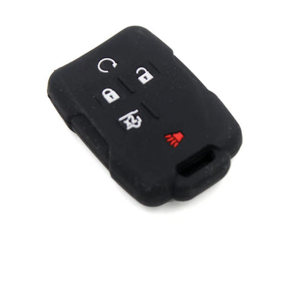 Black Silicone Key Cover Case Holder Shell fit for Chevy Suburban GMC Yukon